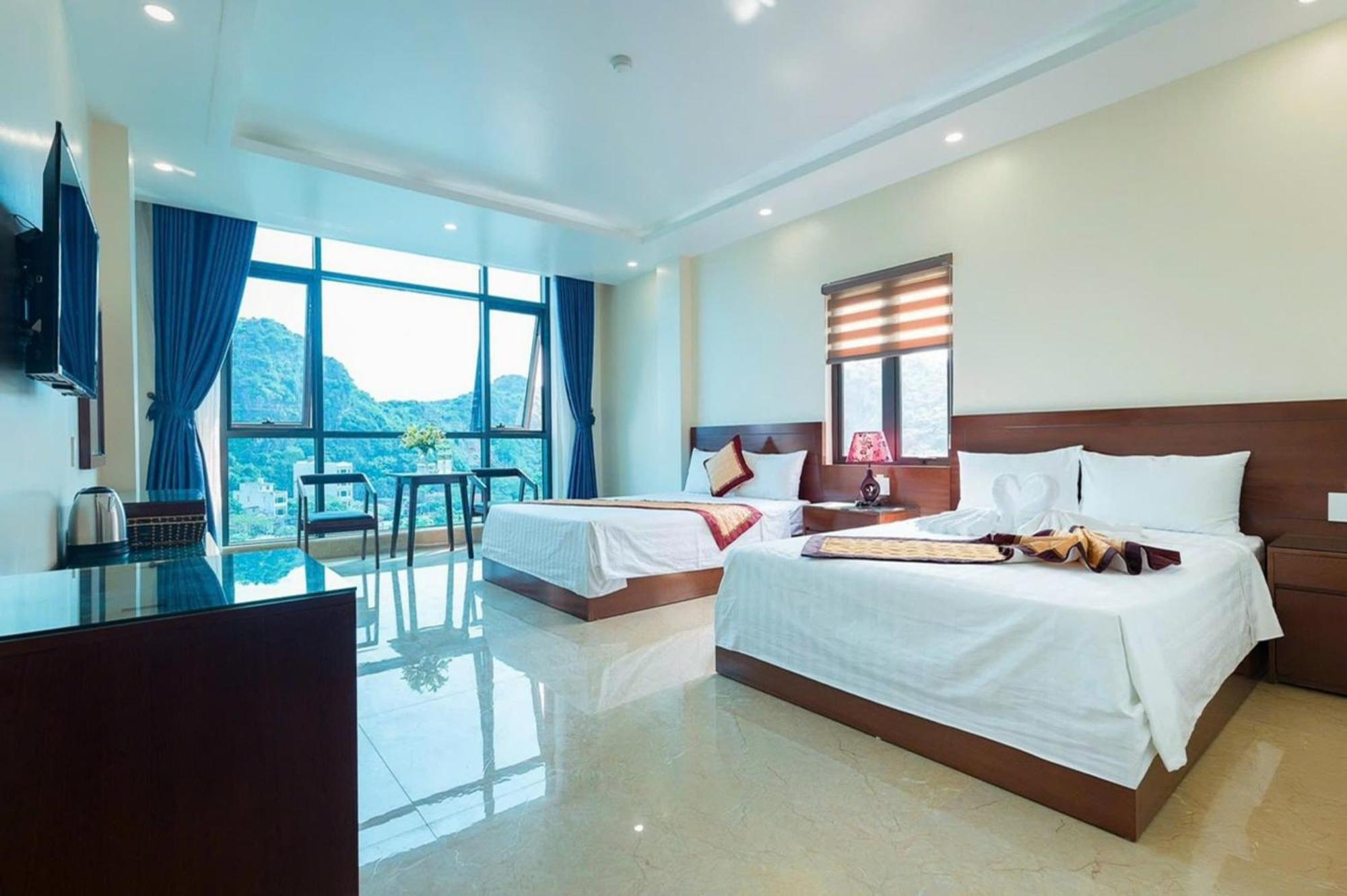 Aroma Cat Ba Sea View Hotel Chan Chau 객실 사진